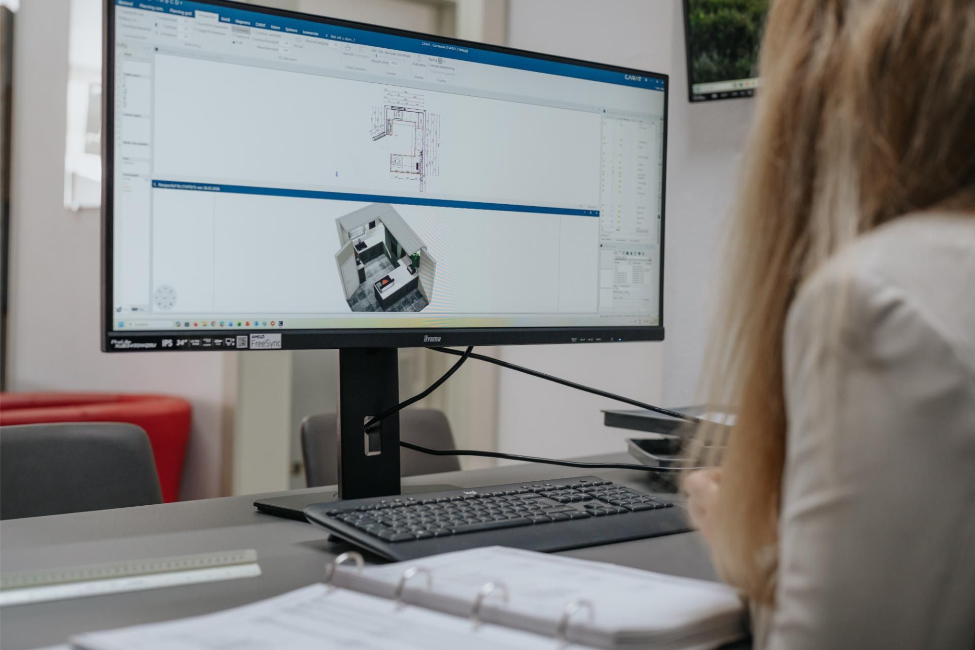 Collega Gebruikt Software Voor Keuken